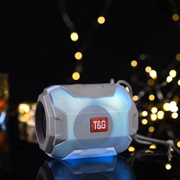 AZXY Portable Speaker,Bluetooth Speaker,Wireless Outdoor Speakers Waterproof,Small Shower Speaker with Subwoofer Lights for Home Outside Travel