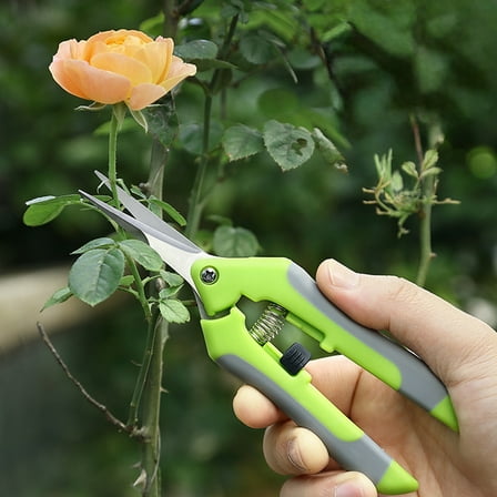 AZXY Pruning Shears,Garden Shears,pruning shears for roses,Heavy Duty Steel Handheld Garden Pruners Gardening Tools Clearance