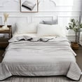 thumbnail image 1 of AZXY Cooling Comforter,Cooling Blankets for Summer,Non-Standard Summer Comforter Lightweight,Breathable Cooling Blanket for Hot Sleepers,Gray Non-Standard(200x230cm), 1 of 9