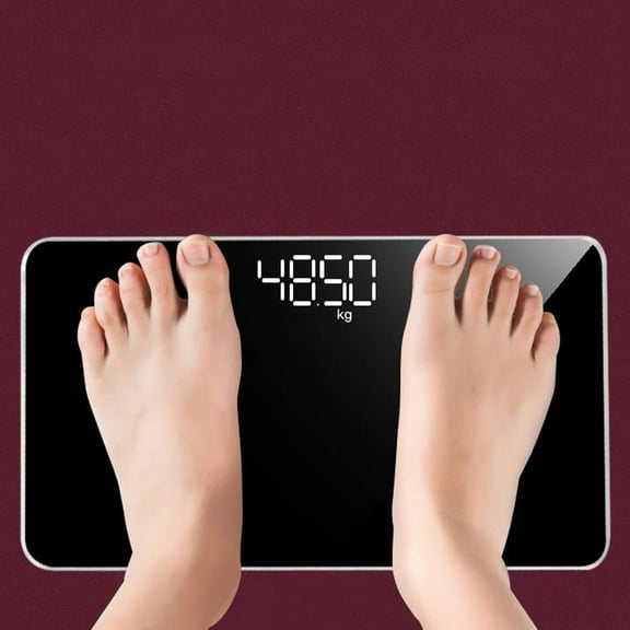 AZXY Scale for Body Weight,Bathroom Scale,Smart Weight Scales Bathroom,Digital Body Weight Scale 500 Lbs Clearance,Black