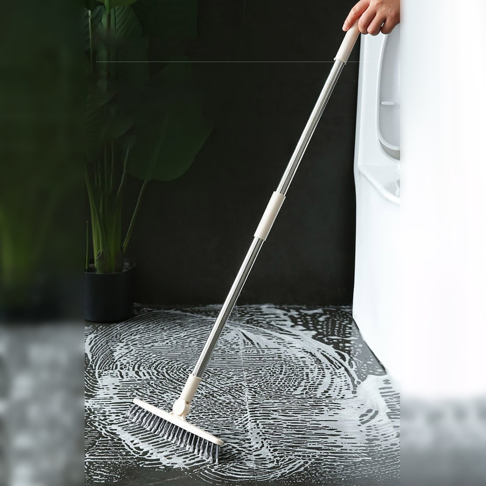 AZXY Scrub Brush with Long Handle,Scrub Brushes with Handles for Floor ...