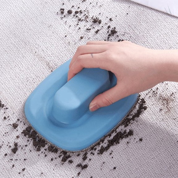 AZXY Scrub Brushes for Cleaning,Scrub Brush for Floors,Cleaning Brushes for Household Use,Wet and Dry Dual-Use Screen Window Sofa Carpet Cleaning Brush Blue