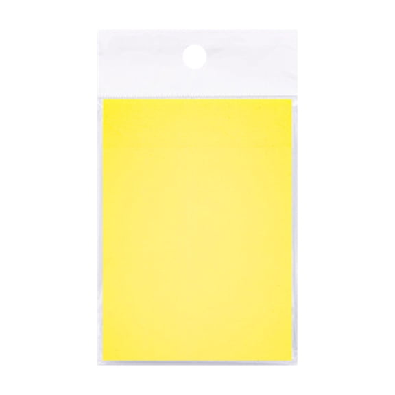 AZXY Self-Stick Notes, Sticky Notes Post It, Transparent Sticky Notes, Translucent PET Document Marker Notepads for Household Paper Filing, Office Work & Back to Study, Yellow