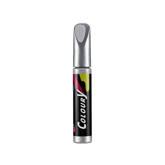 AZXY Silver Car Paint Touch Up Pen, Emergency Repair Tool, Fade Resistant Scratch Repair Pen, Strong Coverage Paint Pen for Alloy Wheel & Body Surface Restoration, Silver