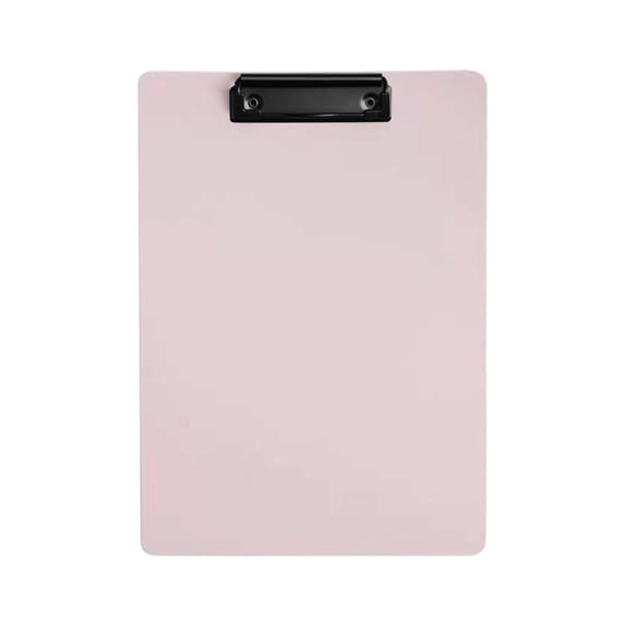 AZXY Small Clipboard Folder, A5 Anti-slip Metal Clip Clipboard, Vertical Mini Paper Clamp Holder for Back to Study, Fragmented Paper Classification & Casual Writing, Pink