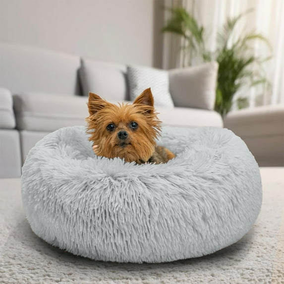 AZXY Small Dog Beds On Sale,Donut Dog Bed,Cat Beds for Indoor Cats Clearance,Indestructible Washable Chew Proof Comfort Dog Mat