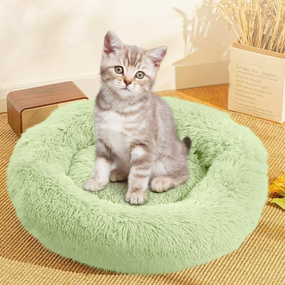 AZXY Small Dog Beds On Sale,Donut Dog Bed,Cat Beds for Indoor Cats Clearance,Indestructible Washable Chew Proof Comfort Dog Mat