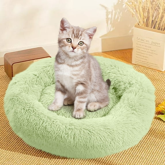 AZXY Small Dog Beds On Sale,Donut Dog Bed,Cat Beds for Indoor Cats Clearance,Indestructible Washable Chew Proof Comfort Dog Mat