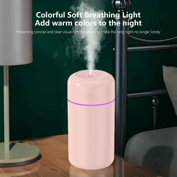 AZXY Small Humidifier Cool Mist,Mini Desktop Travel Humidifiers Under $20,Aromatherapy Diffuser for Large Room Plants Car,Vaporizers and Humidifiers for Bedroom