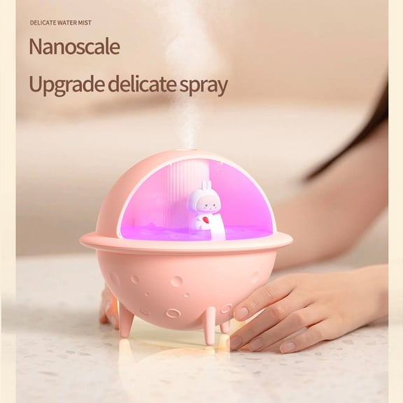 AZXY Small Humidifier Cool Mist,Vaporizers and Humidifiers for Bedroom,Air Humidifier for Large Room Car with Light,Desktop Travel Humidifiers Under $20