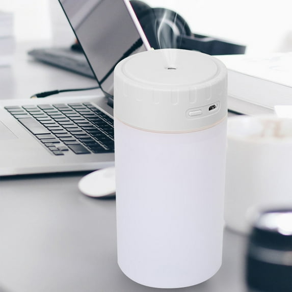 AZXY Small Humidifier Cool Mist,Vaporizers and Humidifiers for Bedroom,Air Humidifier for Large Room Plants Car with Light,Desktop Travel Humidifiers Under $20