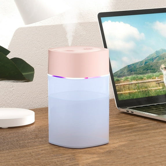 AZXY Small Humidifier for Home,Cool Mist Humidifiers,Evaporative Humidifiers for Large Room Home Quiet,Portable Air Humidifier for Bedroom Car with Night