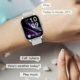 thumbnail image 1 of AZXY Smart Watch,Fitness Smart Watches,Health Smart Watches,Sports Smart Watch,Touchscreen Smartwatches Bluetooth Android with Talk Call and Text Clearance,Silver, 1 of 6