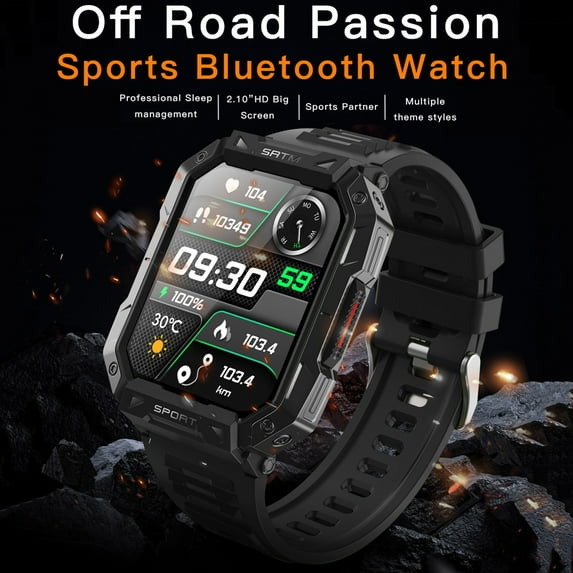 AZXY Smart Watch,Fitness Smart Watches,Health Smart Watches,Sports Smart Watch,Touchscreen Smartwatches Bluetooth Android with Talk Call and Text Clearance