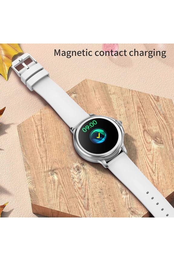 Smart Watch,Smart Watches for Android Phones,Fitness Smart Watches,Bluetooth Health Fitness Tracker Sports Touchscreen Smartwatch for Women Men with Calling Talk Music,Mother'S Day Gifts,Silver