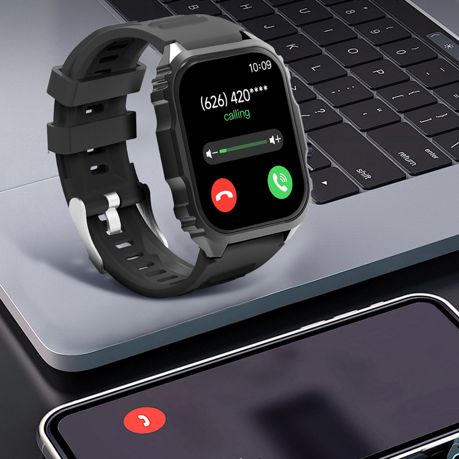 AZXY Smartwatch,Smart Watch for Android,Fitness Smart Watches,Bluetooth Sports Touchscreen Health Smart Watches for Women Men with Talk Call and Text,Waterproof Fitness Trackers