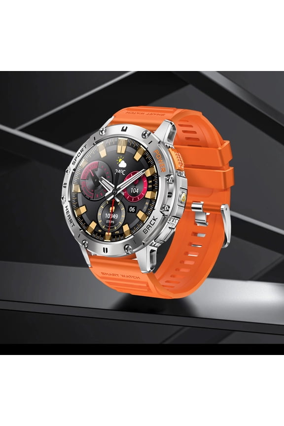 Smartwatch,Smart Watch for Android,Fitness Smart Watches,Bluetooth Sports Touchscreen Health Smart Watches for Women Men with Talk Call and Text,Waterproof Fitness Trackers,Silver