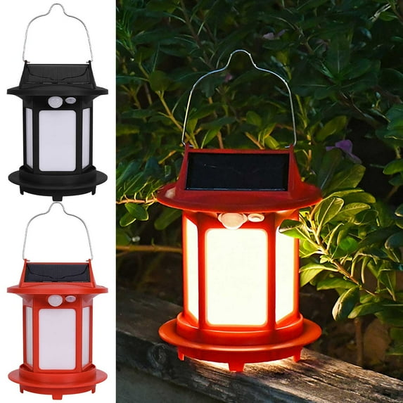 AZXY Solar Lights for Garden,Solar Landscape Lights,Solar Lanterns for Outside,Outdoor Waterproof Decorative Solar Lights Lantern for Decor Pathway