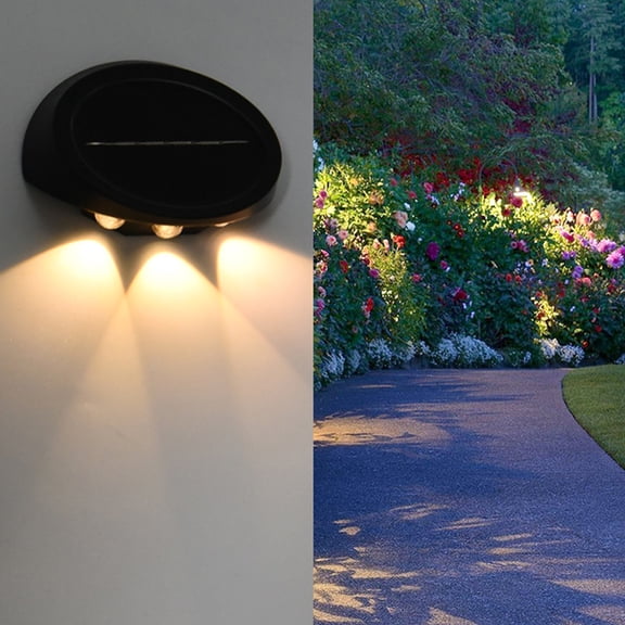 AZXY Solar Lights for Outside,Solar Deck Lights,Bright Outdoor Wall Lights for Steps Garden