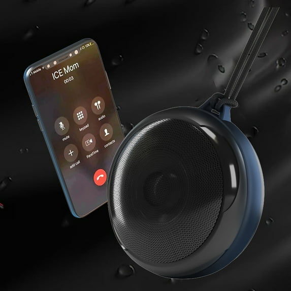 AZXY Speaker Bluetooth,Portable Speakers Bluetooth Wireless,Outdoor Speakers Waterproof Long Lasting for Shower Home Travel Outside,Speaker,Ip67 and Dustproof