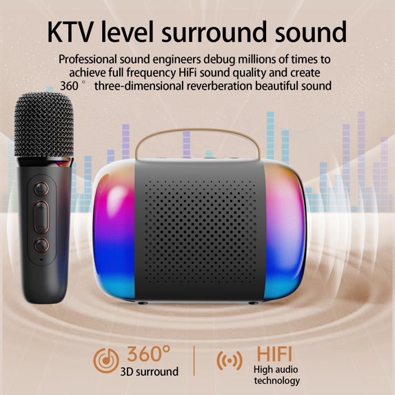 AZXY Speaker,Portable Speaker Bluetooth,Wireless Speakers,Shower Speaker with Lights for Home Travel Outside Outdoor