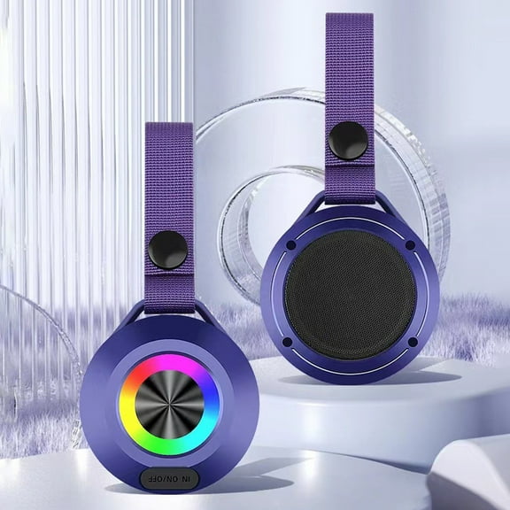 AZXY Speaker,Portable Speaker Bluetooth,Wireless Speakers,Waterproof Shower Speaker with Lights Subwoofers for Home Travel Outside Outdoor