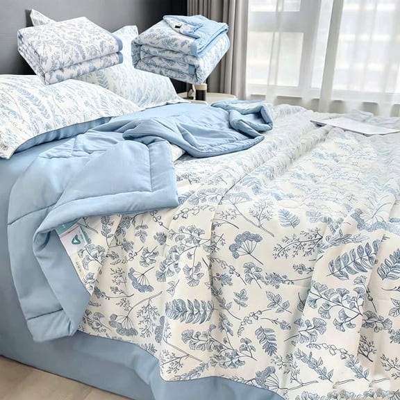 AZXY Summer Quilt, Full Queen Size Cool Feeling Summer Quilt, 78.7x86.61 in Thin Air Conditioning Bedspread Coverlet, Washable Lightweight Cooling Comforter for Bedroom All Season