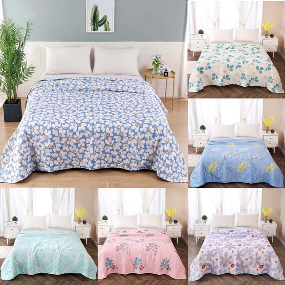 AZXY Summer Qulit, Cooling Blanket, 59x78 Inch Polyester Soft Rest Cooling Bed Blanket, Summer Comforter Throw Blanket Quilt for Summer, Bedroom, Living Room