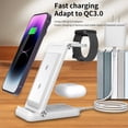 thumbnail image 1 of AZXY Wireless Charging Station,Charger Station,Charging Stand,Charging Stations for Multiple Devices at Once,Desk Magnetic Fast 3 in 1 Charger Compatible for Watch Phone Apple Android Iphone Samsung, 1 of 6