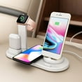thumbnail image 1 of AZXY Wireless Charging Station,Charging Station for Multiple Devices,Wireless Charger,Desk Magnetic Fast Charger Compatible for Smart Watch Phone Apple Android Iphone Samsung Devices, 1 of 9