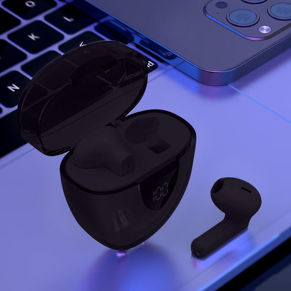 AZXY Wireless Earbuds Bluetooth,Noise Cancelling Earbuds,True Wireless Ear Buds with Charging Case,Long Battery Life Waterproof In Ear Headphones with Mic for Sleeping Gym Sports On Clearance