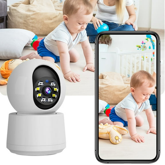 AZXY Wireless Security Camera,Smart Security Cameras,1080p Hd Wifi Indoor Security Cameras,Mini Hidden Smart Pet Monitors for Home,360 Camera