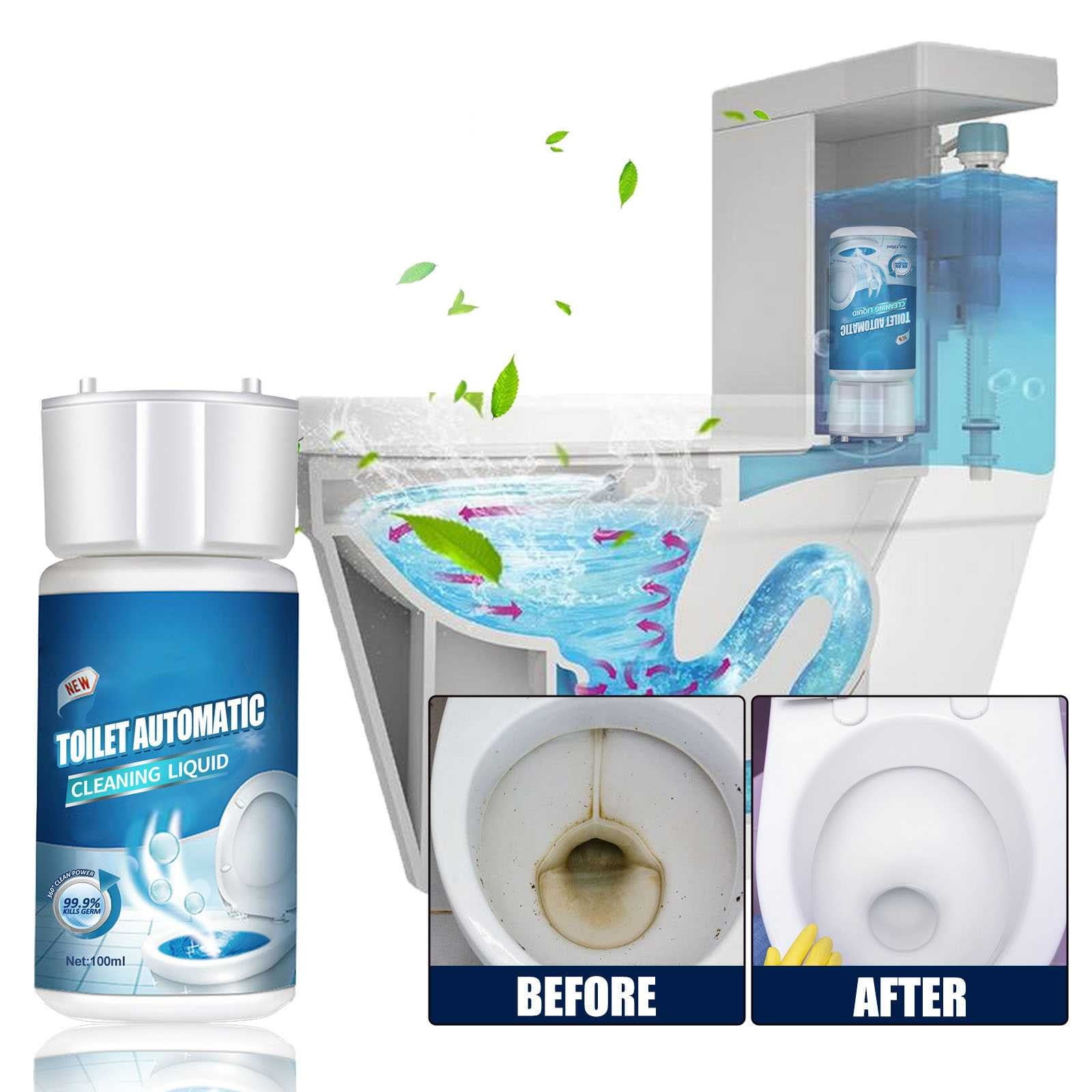 AZZAKVG Cleaning Agents Toilet Cleaning Solution Toilet Toilet