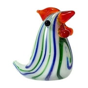 AZZAKVG Fall Decor Ornament Creative Chick Rooster Glass Beads Color Animal Decoration Living Room Decoration Home Home Accessories Room Desktop Decoration Hangings