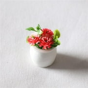 AZZAKVG Fall Decor Ornament Mini Color Broken Flower Pot With Miniature Model Micro Landscape Ornament Room Desktop Decoration Mini