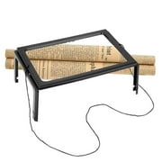 AZZAKVG Led Light Glasses Knitting Sheet A4 Magnifier Large Led Hands Cord Glass 4 Neck Magnifying Led Light