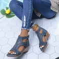 thumbnail image 1 of AZZAKVG Sandals for Women Ladies Fashion Peep Toe Causal Shoes Hollow Out Wedges, 1 of 6