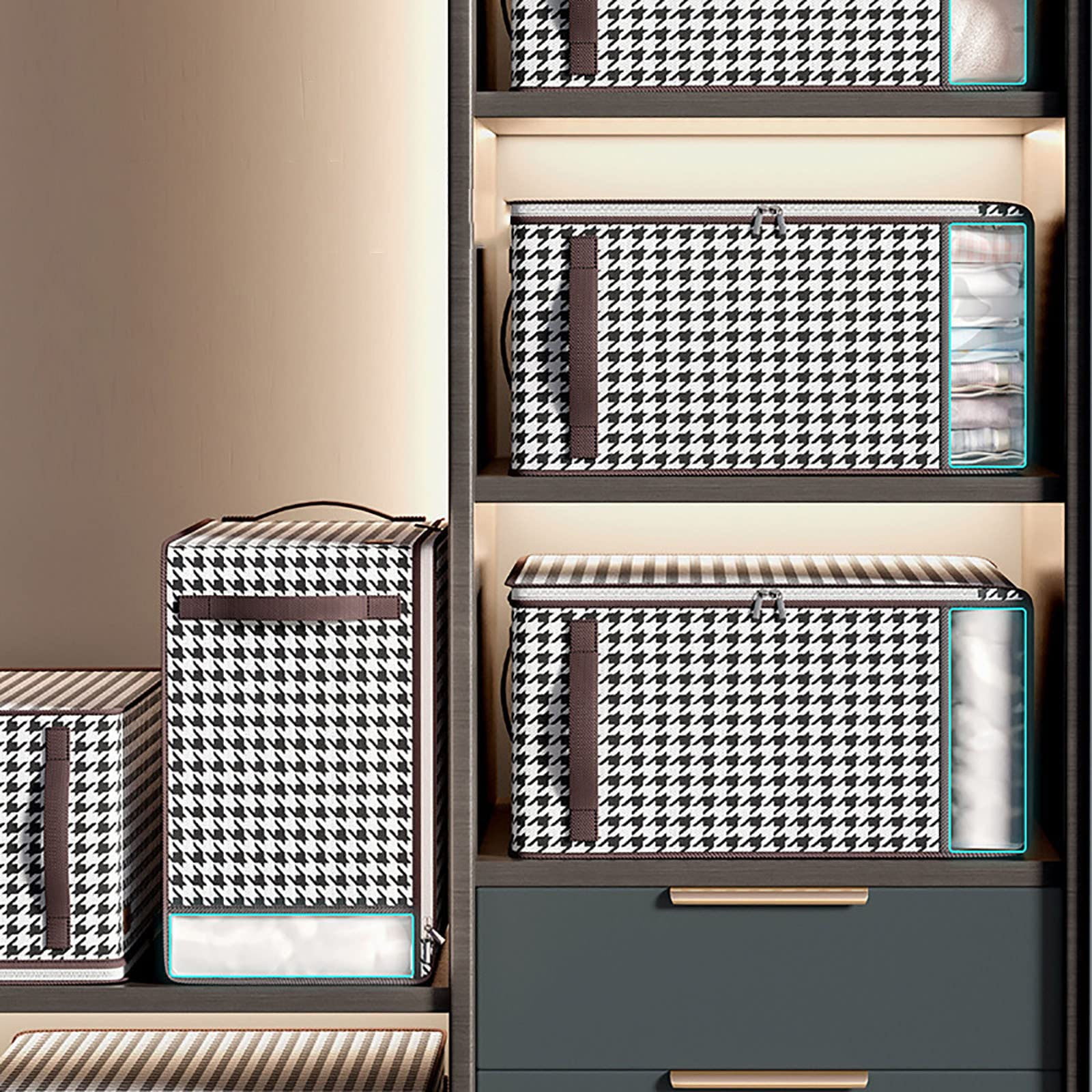 AZZAKVG Storage Bin Garage Under Bed Closet Bag Large Capacity