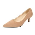 thumbnail image 1 of AZZAKVG Women Ladies Fashion Pointed Toe Solid Shallow High Heels Single Business Shoes, 1 of 3