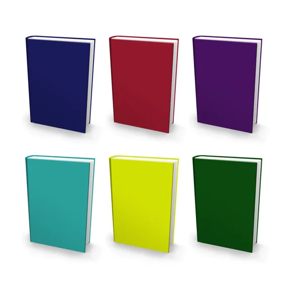 AZZS Jumbo 9" x 11" Nylon Stretchable Book Cover School Book Protector, 6 Pack.