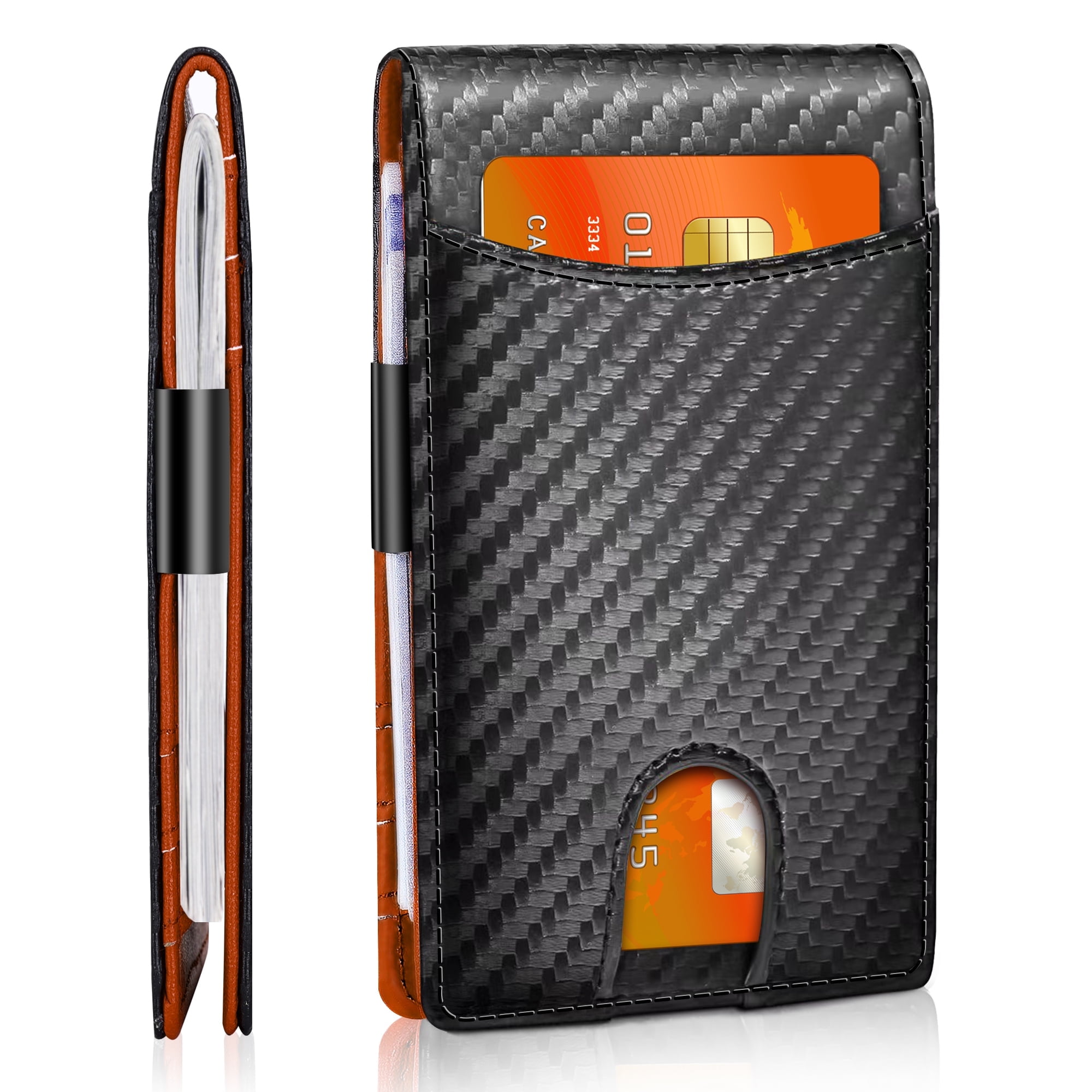 Slim RFID Blocking Leather Wallet with Money Clip Singapore Ubuy