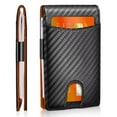 thumbnail image 1 of Slim Wallets for Men,  RFID Blocking Front Pocket Bifold Wallet with Money Clip, Minimalist Wallet, 1 of 6