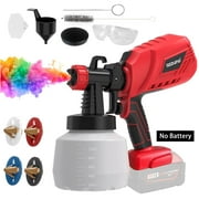 AZZUNO Cordless Paint Sprayer for Milwaukee 18V Battery 1200ML HVLP Spray Paint Gun