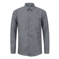 thumbnail image 1 of AZoiNM Men's Business Print Shirt Fitted Spread Collar Wrinkle-Free Long Sleeve Poly-Cotton, 1 of 8