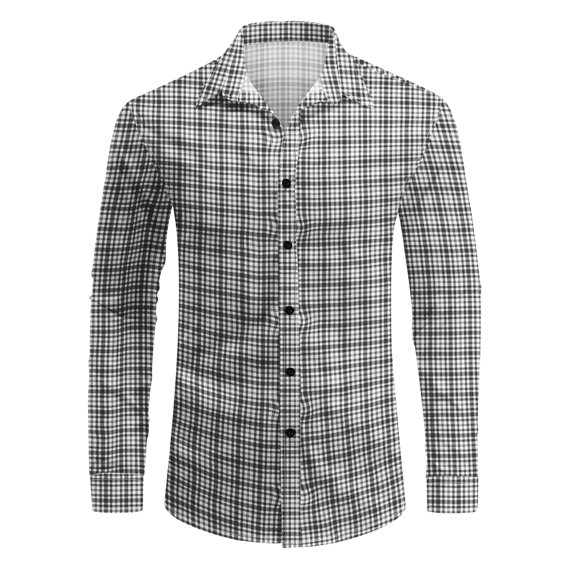 AZoiNM Men's Printed Long Sleeve Casual Shirt Button Down Collar Thin Comfort Fit