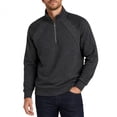 thumbnail image 1 of AZoiNM Men's Quarter Zip Pullover Sweatshirt, Casual Long Sleeve Mock Neck Fleece Sweatshirt with Ribbed Cuffs and Hem, Midweight Fall Spring Sweater Top, 1 of 13