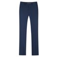 thumbnail image 1 of AZoiNM Men's Slim Fit Dress Pants Flat Front Business Casual Trousers 4 Pocket Polyester Viscose Blend, 1 of 11