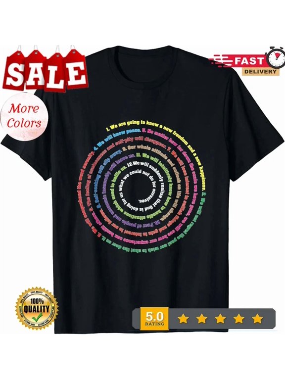 Aa 12 Step Recovery Shirt Definition Gift Idea T-Shirt BLACK Unisex S-5XL Hot Trending Shirt, Vintage Birthday Gift