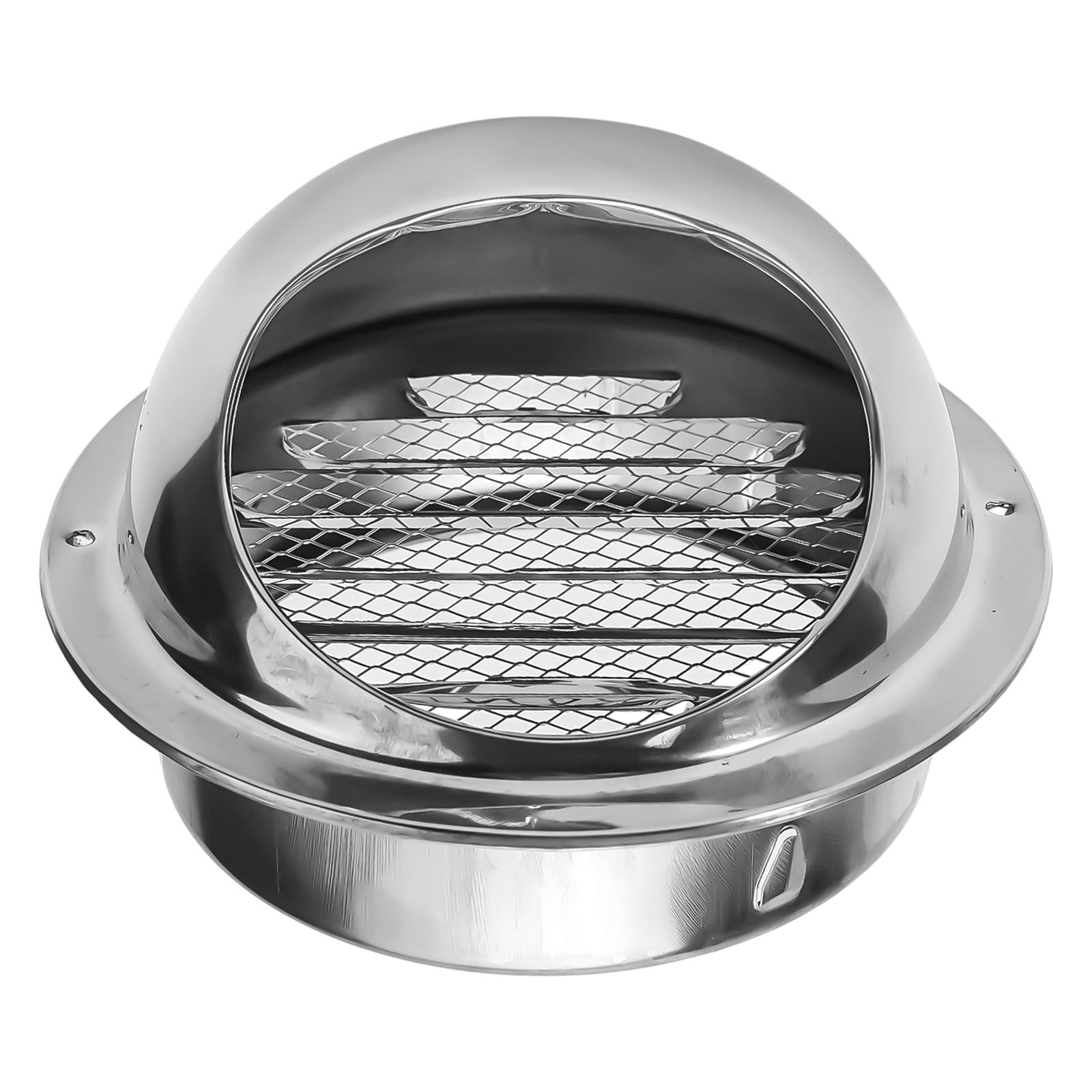 Aa Stainless Steel Vent Cap Rainproof Exteriorwallair Outlet Grille Round Heating Cooling Vent Cover 75/80/100/20/150/160Mm