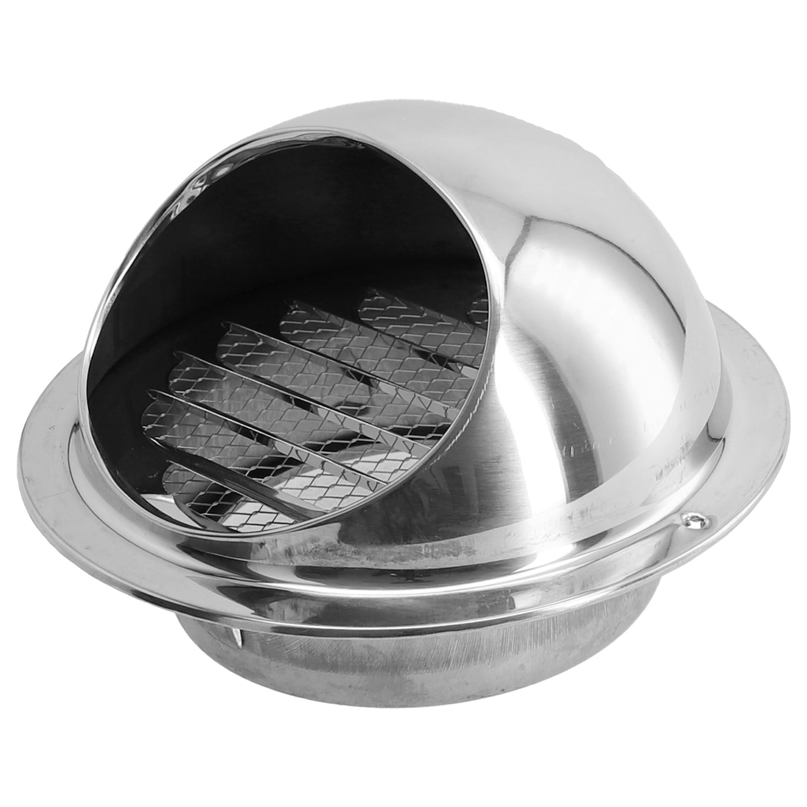 Aa Stainless Steel Vent Cap Rainproof Exteriorwallair Outlet Grille Round Heating Cooling Vent Cover 75/80/100/20/150/160Mm